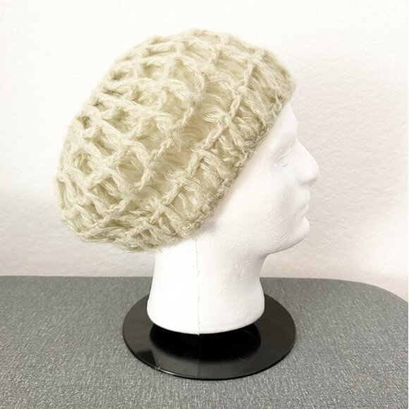 BAAR B&B Beards inc acrylic Open Knit Beanie Hat VTG o/s - Picture 1 of 7